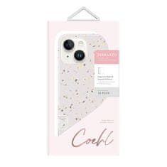 UNIQ UNIQ COEHL TERRAZZO POUZDRO IPHONE 14 PLUS / 15 PLUS 6,7" PÍSKOVEC/PÍSKOVEC