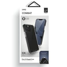 UNIQ UNIQ COMBAT POUZDRO IPHONE 12 PRO MAX 6,7" ČERNÁ/KARBONOVĚ ČERNÁ