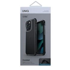 UNIQ UNIQ COMBAT POUZDRO IPHONE 13 PRO / 13 6.1" ČERNÁ/KARBONOVĚ ČERNÁ