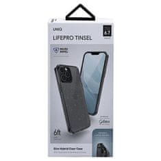 UNIQ POUZDRO UNIQ LIFEPRO TINSEL IPHONE 12 PRO MAX 6,7" ČERNÉ/PÁRA KOUŘ