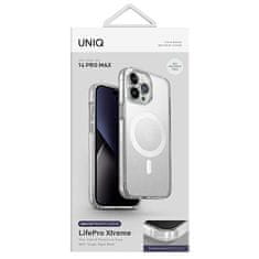 UNIQ UNIQ LIFEPRO XTREME POUZDRO IPHONE 14 PRO MAX 6,7" MAGCLICK CHARGING TRANSPARENTNÍ/MRAZUVZDORNÉ