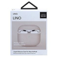 UNIQ UNIQ POUZDRO PRO LINO AIRPODS 3 GEN. SILIKONOVĚ RŮŽOVÉ/BLUSH PINK