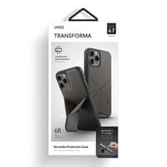 UNIQ POUZDRO UNIQ TRANSFORMA IPHONE 12 PRO MAX 6,5" ŠEDÁ/UHLOVĚ ŠEDÁ