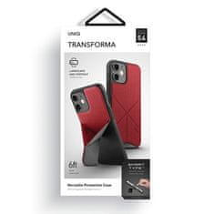 UNIQ POUZDRO UNIQ TRANSFORMA IPHONE 12 MINI 5,4" ČERVENÉ/KORÁLOVĚ ČERVENÉ