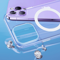 USAMS USAMS ICE MAGNET CASE IPHONE 14 PLUS / 15 PLUS 6,7" TRANSPARENTNÍ IP14MBC01 (US-BH801)