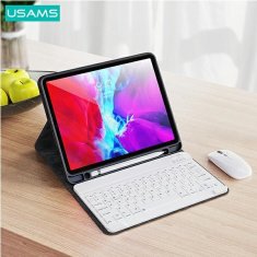 USAMS USAMS WINRO POUZDRO S KLÁVESNICÍ IPAD 10,2" ČERNÉ POUZDRO-ČERNÁ KLÁVESNICE/ČERNÝ KRYT-ČERNÁ KLÁVESNICE IP1027YR01 (US-BH657)