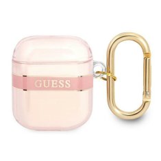 Guess GUESS GUA2HHTSP AIRPODS 1/2 KRYT RŮŽOVÝ/RŮŽOVÝ STRAP COLLECTION