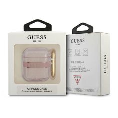 Guess GUESS GUA2HHTSP AIRPODS 1/2 KRYT RŮŽOVÝ/RŮŽOVÝ STRAP COLLECTION