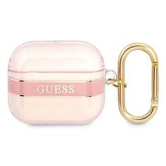 Guess GUESS GUA3HHTSP KRYT AIRPODS 3 RŮŽOVÝ/RŮŽOVÝ STRAP COLLECTION