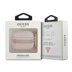 Guess GUESS GUA3HHTSP KRYT AIRPODS 3 RŮŽOVÝ/RŮŽOVÝ STRAP COLLECTION