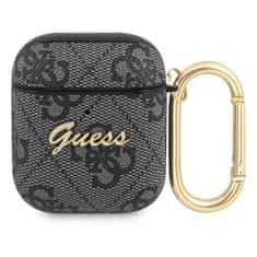 Guess GUESS GUA24GSMK AIRPODS 1/2 KRYT ŠEDÝ/ŠEDÝ 4G SCRIPT METAL COLLECTION