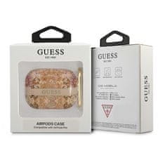 Guess GUESS GUAPHHFLD AIRPODS PRO OBAL ZLATO/ZLATÝ PAISLEY STRAP COLLECTION