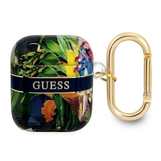 Guess GUESS GUA2HHFLB AIRPODS 1/2 KRYT BLUE/BLUE FLOWER STRAP COLLECTION