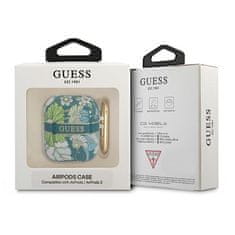 Guess GUESS GUA2HHFLN AIRPODS 1/2 KRYT ZELENÝ/ZELENÝ FLOWER STRAP COLLECTION