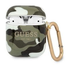 Guess GUESS GUA2UCAMA AIRPODS 1/2 KRYT ZELENÝ/KHAKI CAMO COLLECTION