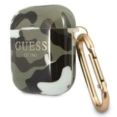 Guess GUESS GUA2UCAMA AIRPODS 1/2 KRYT ZELENÝ/KHAKI CAMO COLLECTION