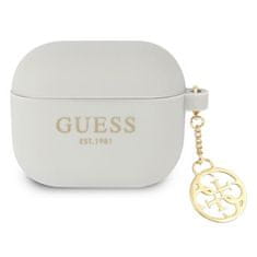 Guess GUESS GUA3LSC4EG KRYT AIRPODS 3 ŠEDÝ/ŠEDÝ SILICON CHARM 4G COLLECTION