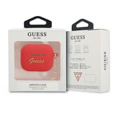 Guess GUESS GUA3LSCHSR KRYT AIRPODS 3 ČERVENÝ/ČERVENÝ SILICONE CHARM HEART COLLECTION