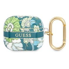 Guess GUESS GUA3HHFLN AIRPODS 3 KRYT ZELENÝ/ZELENÝ FLOWER STRAP COLLECTION