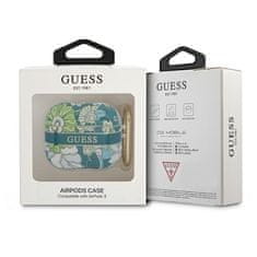 Guess GUESS GUA3HHFLN AIRPODS 3 KRYT ZELENÝ/ZELENÝ FLOWER STRAP COLLECTION