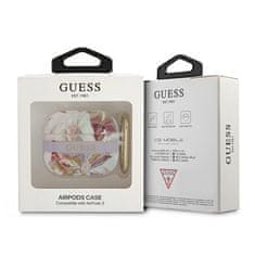 Guess GUESS GUA3HHFLU AIRPODS 3 KRYT FIALOVÝ/FIALOVÝ FLOWER STRAP COLLECTION