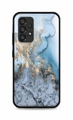 TopQ Kryt LUXURY Samsung A33 5G pevný Marble Blue 85186