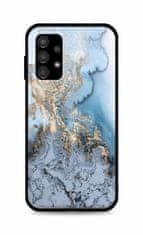 TopQ Kryt LUXURY Samsung A13 pevný Marble Blue 85171