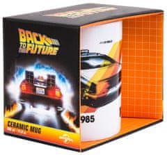 CurePink Keramický hrnek Back To The Future|Návrat do budoucnosti: BTTF 1985 (objem 350 ml)