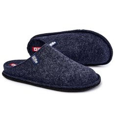 Big Star Pánské žabky KK176004 Navy Blue velikost 43