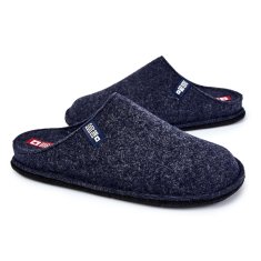 Big Star Pánské žabky KK176004 Navy Blue velikost 43