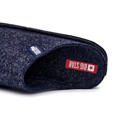 Big Star Pánské žabky KK176004 Navy Blue velikost 43