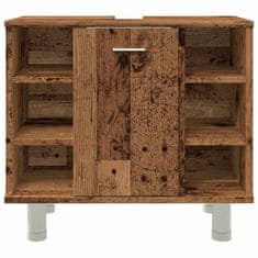 Vidaxl Koupelnová skříňka old wood 60 x 32 x 53,5 cm dřevotříska