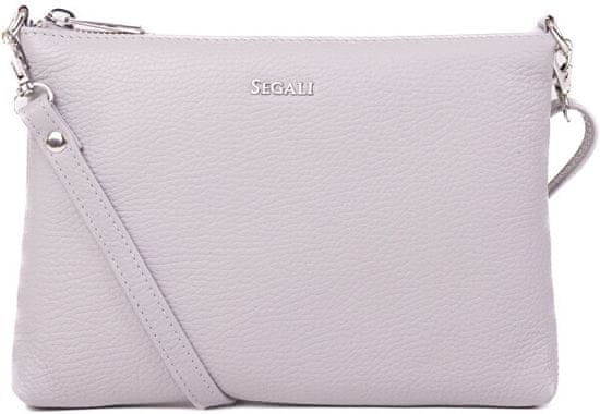 Dámská kožená crossbody kabelka A6C grey