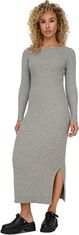 ONLY Dámské šaty ONLKATIA Slim Fit 15324649 Medium Grey Melange (Velikost XS)