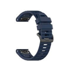 FIXED Silikonový řemínek FIXED Silicone Strap pro Garmin QuickFit 22mm, modrý