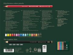 Faber-Castell Pastelky Polychromos & tužky Pitt Matt set 23x