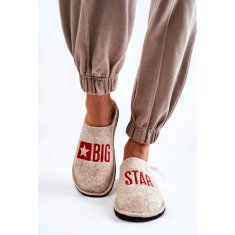 Big Star Domácí papírky KK276021 Beige velikost 41