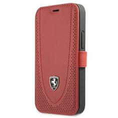 Ferrari FERRARI FEOGOFLBKP12SRE IPHONE 12 MINI 5,4" ČERVENÁ/ČERVENÁ KNIHA OFF TRACK PERFOROVANÁ