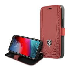 Ferrari FERRARI FEOGOFLBKP12SRE IPHONE 12 MINI 5,4" ČERVENÁ/ČERVENÁ KNIHA OFF TRACK PERFOROVANÁ