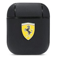 Ferrari FERRARI FESA2LEBK AIRPODS 1/2 KRYT BLACK/BLACK ON TRACK LEATHER