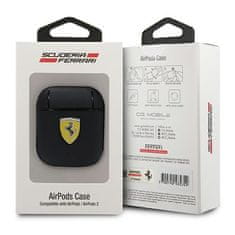 Ferrari FERRARI FESA2LEBK AIRPODS 1/2 KRYT BLACK/BLACK ON TRACK LEATHER