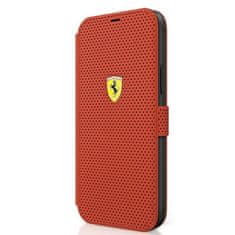 Ferrari FERRARI FESPEFLBKP12SRE IPHONE 12 MINI 5,4" ČERVENÁ/ČERVENÁ KNIHA ON TRACK PERFOROVANÁ