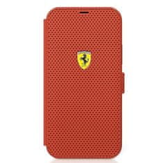 Ferrari FERRARI FESPEFLBKP12SRE IPHONE 12 MINI 5,4" ČERVENÁ/ČERVENÁ KNIHA ON TRACK PERFOROVANÁ