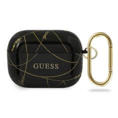 Guess GUESS GUACAPTPUCHBK KRYT AIRPODS PRO BLACK/BLACK GOLD CHAIN COLLECTION