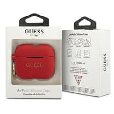 Guess GUESS GUACAPSILGLRE KRYT AIRPODS PRO ČERVENO/ČERVENÝ SILIKONOVÝ TŘPYT