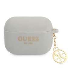 Guess GUESS GUAPLSC4EG KRYT AIRPODS PRO ŠEDÝ/ŠEDÝ SILICON CHARM 4G COLLECTION