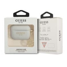 Guess GUESS GUAPLSC4EG KRYT AIRPODS PRO ŠEDÝ/ŠEDÝ SILICON CHARM 4G COLLECTION