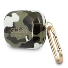 Guess GUESS GUAPUCAMA AIRPODS PRO KRYT ZELENÝ/KHAKI CAMO COLLECTION