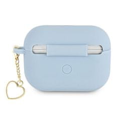 Guess GUESS GUAPLSCHSB AIRPODS PRO KRYT BLUE/BLUE SILIKONOVÉ CHARM HEART COLLECTION