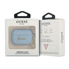 Guess GUESS GUAPLSCHSB AIRPODS PRO KRYT BLUE/BLUE SILIKONOVÉ CHARM HEART COLLECTION